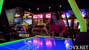 Curvy 18+ teen can't live without massive peckers