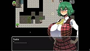 Yuka in hentai game ep 25, submissive slut in bunny costume gets pregnant in village 😈