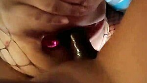 Latina Teen Bent Over in Hardcore Doggystyle with Anal Plug