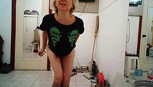 Big tits dancing in lingerie leads to another wild fucking session