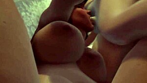 3D транссексуалка мачеха трахает сына в анимированном анальном веселье! 😈