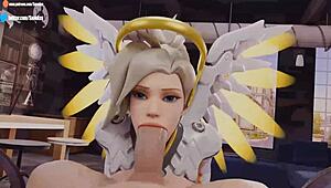 awesome 3d hentai compilation from video games with blowjobs and anal