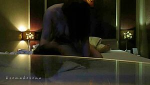 girl fucks guy with big tits in doggystyle position