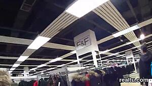 luscious czech teen gets seduced in the mall, then screwed in pov style