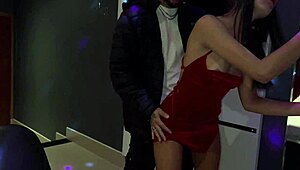 Girlfriend Drags Guy For Bareback Fucking And Cum Inside After Party