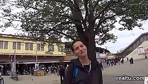 luscious czech teen gets seduced in the mall, then screwed in pov style