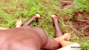 I fucked my landlord's daughter in the bush, hearing her scream for help.