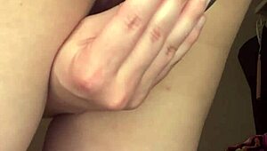 kai explores solo with a dildo in wet conditions