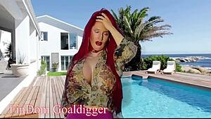 Oh god, worship my tits like the slave you are!