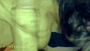 girl fucks guy with big tits in doggystyle position