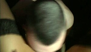 Teen sucks cock at after party