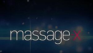 Caroline enjoys loud massage on oiled table