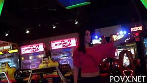 Curvy 18+ teen can't live without massive peckers