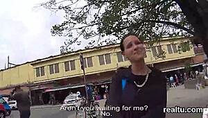 luscious czech teen gets seduced in the mall, then screwed in pov style