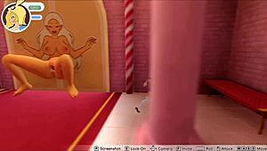 Hotglue hentai game ep 2 unfolds with futanari candy people dominating her tight ass in wild anal action.