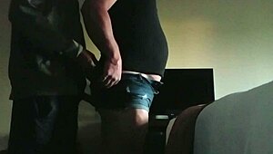 Nikki Swallows After Sneaky Assfucking Doggy Style Surprise Attack