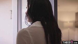 Reincarnated husband in 18 yo guy visits desperate milf wife reagan foxx for hardcore action