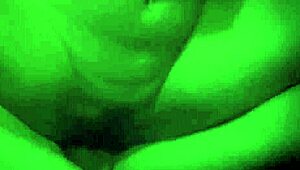 I gived her a fast rough orgasm in bondage