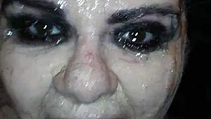 ms tl deepthroats dildo with gagging 😩