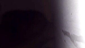 Black ebony gets her pussy sucked and fucked at a gloryhole
