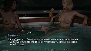 Wife cheats in hot tub with teen girl