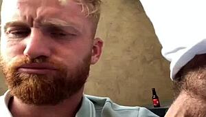 Watch this straight guy play with his dick! Is he turning gay?