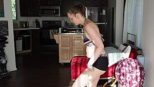 Hey, teacher, wanna show me those big pussy lips up close?