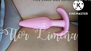 playing alone at work with peruvian toys