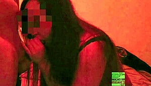 Juicy Latina babe takes care of my big cock and humiliates me