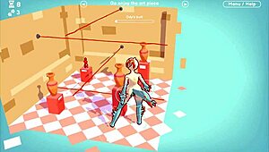 Odymos Lgbt Hentai Game Ep 6: Kinky Bisexual Couple In Public Sex