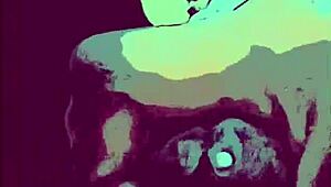 Brunette Sasha Toys Pussy With Vibrator Climax