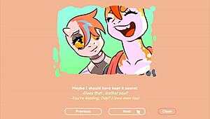 Odymos Lgbt Hentai Game Ep 6: Kinky Bisexual Couple In Public Sex