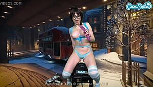 hot brunette jewelz blu masturbates and rides sybian