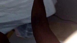 gloryhole fun with big booty ebony babe