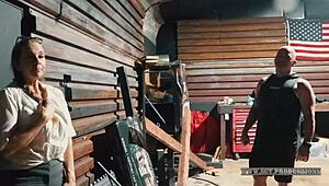 Nosey Neighbor Bound in Rough Deepthroat and Face Fucking Humiliation