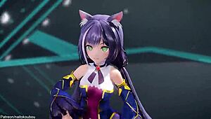 Anime Princess Karyl in R18-MMD Hentai Drive Action Scene