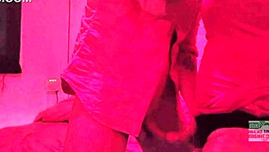 Babysitter handles big cock intensely