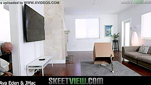 naughty cat ava eden got caught by jmac and now she's learning her lesson the hard way with that petite teen body getting dicked down in knee socks before a jizz facial