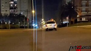 Portuguese Woman Exposes Herself from Car in Porto Alegre