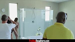 lovely alona bloom and sera ryder bang in quarantine. step daughters get wild with old man.