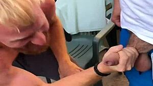 Watch this straight guy play with his dick! Is he turning gay?