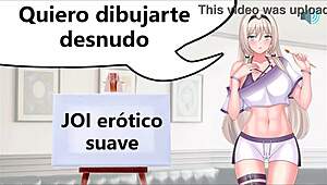 tu mejor amiga te guía en un joi suave