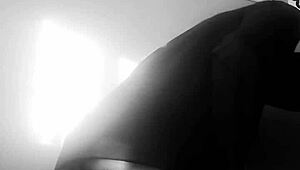 tough nut ebony babe gets her sexy ass worshipped in missionary blowjob