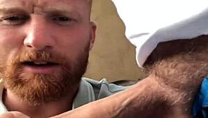 Watch this straight guy play with his dick! Is he turning gay?