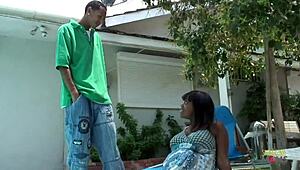 i love that big beautiful black girl sucking before getting rammed