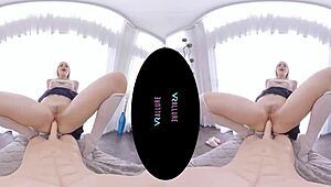Vrallure chloe pops your cherry with solo masturbation