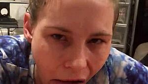 naughty deepthroat with sloppy gagging and choking