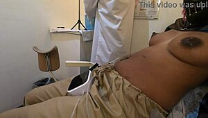 Dayanara casually pumps milk from her tits