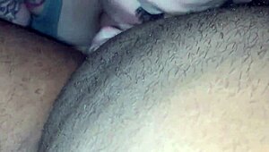 Savanna j delivers world's best blowjob with paws on big black cock