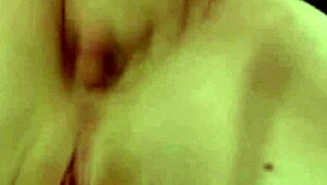 Retro hairy wife masturbates alone with toys